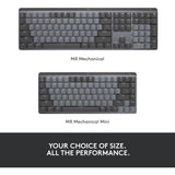 Logitech mx mechanical toetsenbord (zwart, us-international lay-out (qwerty), 100%, bluetooth)