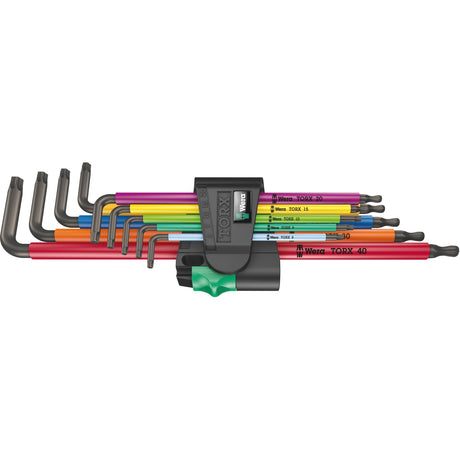 Wera inbussleutelset torx 967 9 tx xl multicolour 1 (9-delig, torx t8 tot t40)