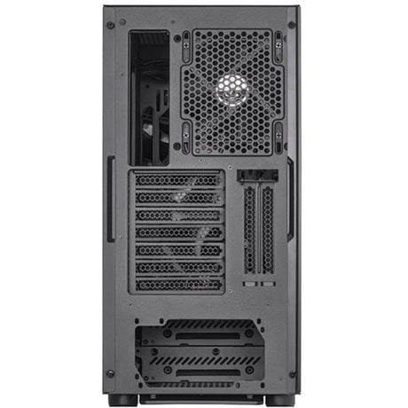 Silverstone seta a1 midi tower behuizing (zwart titanium | 2x usb-a | 1x usb-c | rgb | tempered glass)