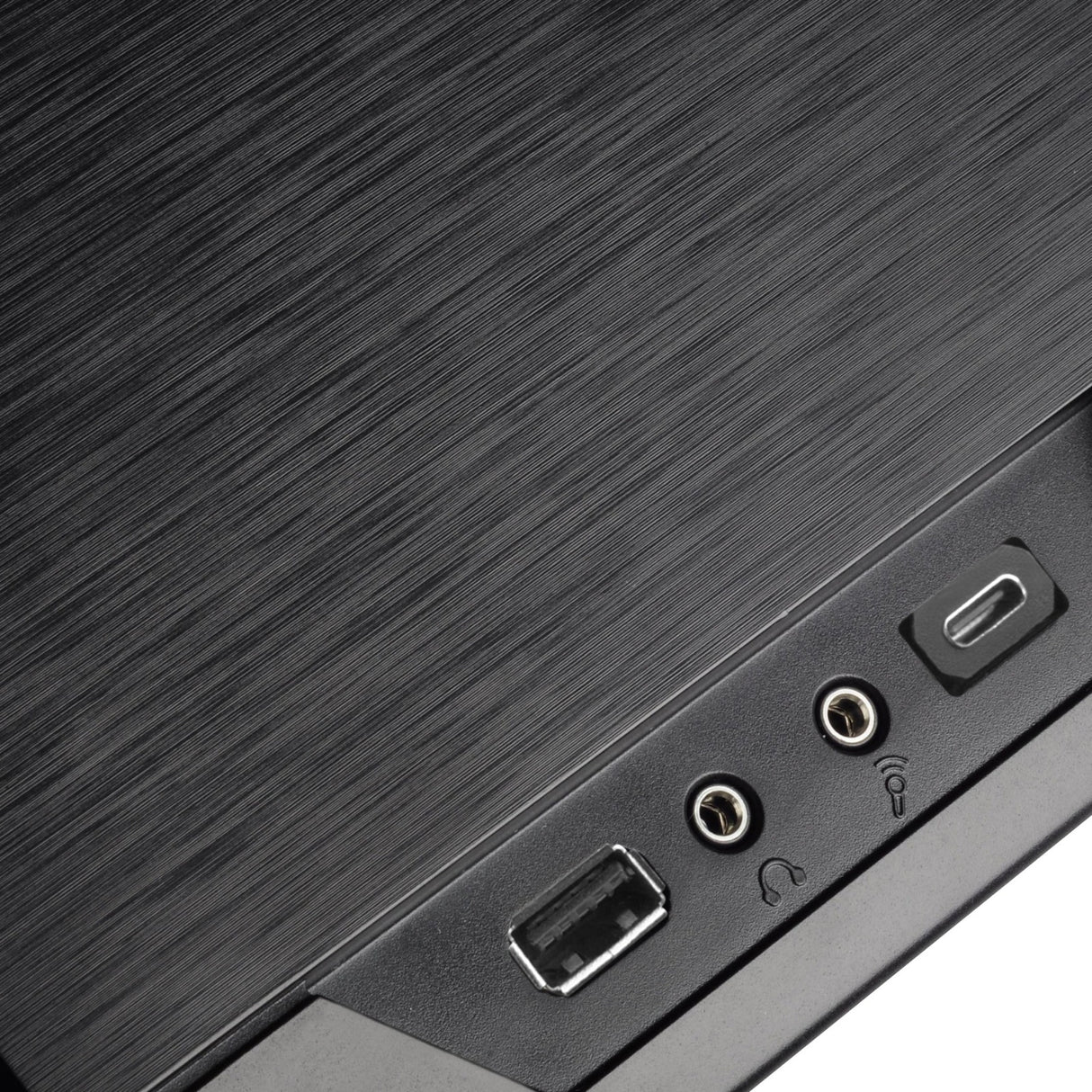 Silverstone sst-gd09b-c htpc behuizing (zwart | 1x usb-a | 1x usb-c)