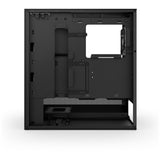 Nzxt h5 flow rgb v2 midi tower behuizing (zwart | 1x usb-a | 1x usb-c | rgb | tempered glass)