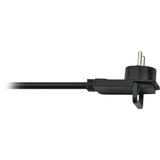 Brennenstuhl comfort-line plus, 4-voudig stekkerdoos (zwart, met platte stekker, 2m h05vv-f 3g1,5)