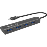 Icy box ib-ac6405-c usb-hub (antraciet, usb type-c hub)