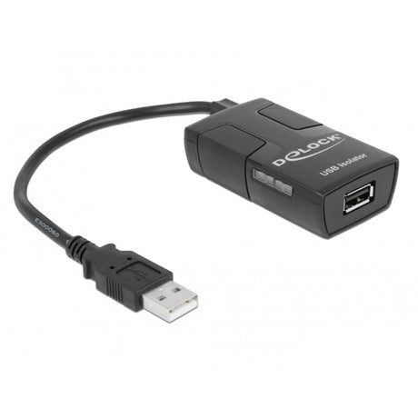 Delock usb isolator met 5 kv isolation adapter (zwart)