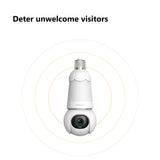 Imou bulb cam 2k beveiligingscamera (wit, e26 e27 universele schroeffitting)