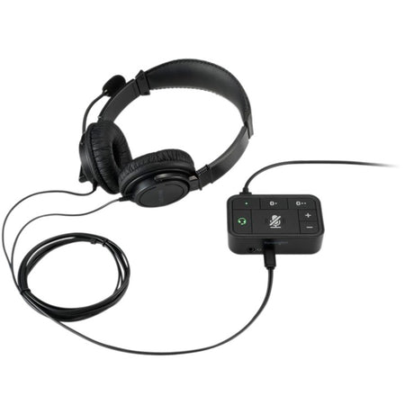 Kensington universal 3-in-1 pro audio headset switch (bluetooth, usb, 3,5mm audio)