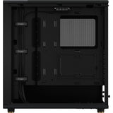 Fractal design north midi tower behuizing (zwart houtkleur | 2x usb-a | 1x usb-c)