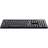 Trust ody ii draadloos toetsenbord (zwart, eu lay-out (qwerty), membraan, stil)