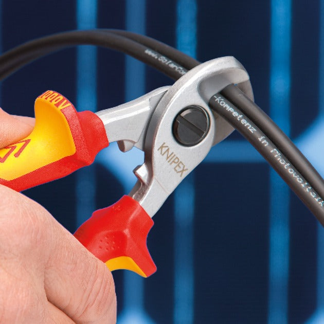 Knipex 95 16 165 - knabbelschaar - vde geïsoleerde handgrepen - chroom