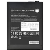 Silverstone hela 2500r 2500 watt voeding (zwart, 4x 12v-2x6, 7x pcie)