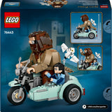 Lego harry potter 76443 hagrid en harry's rit op de motor