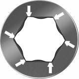 Wera 950 9 hex-plus multicolour 1 stiftsleutelset, metrisch, blacklaser (9-delig)