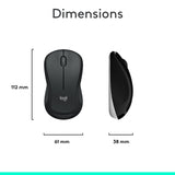 Logitech mk540 advanced draadloze desktopset (donkergrijs, eu lay-out (qwerty), 1000 dpi)