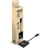 Club 3d displayport 1.4 naar 2x hdmi hub (zwart)
