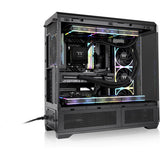 Thermaltake view 600 tg big tower behuizing (zwart | 2x usb-a | 1x usb-c | tempered glass)