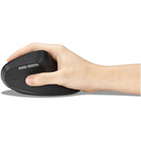 Kensington pro fit ergo my630 eq rechargeable mouse (zwart, 1000 - 2400 dpi, bluetooth, 2.4 ghz)