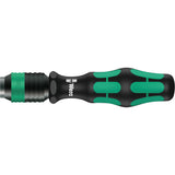 Wera bits-handhouder 813 r met rapidaptor bithouder schroevendraaier (zwart groen, 90mm)