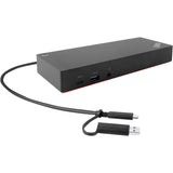 Lenovo hybrid dock 135w dockingstation (zwart)