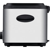 Steba df95f - minifriteuse fondue frituurpan (roestvrij staal zwart, 1,25 liter)