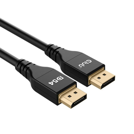 Club 3d gecertificeerde displayport 2.1 kabel (zwart, 3 meter, 8k)