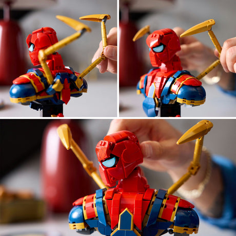 Lego super heroes 76326 iron spider-man buste