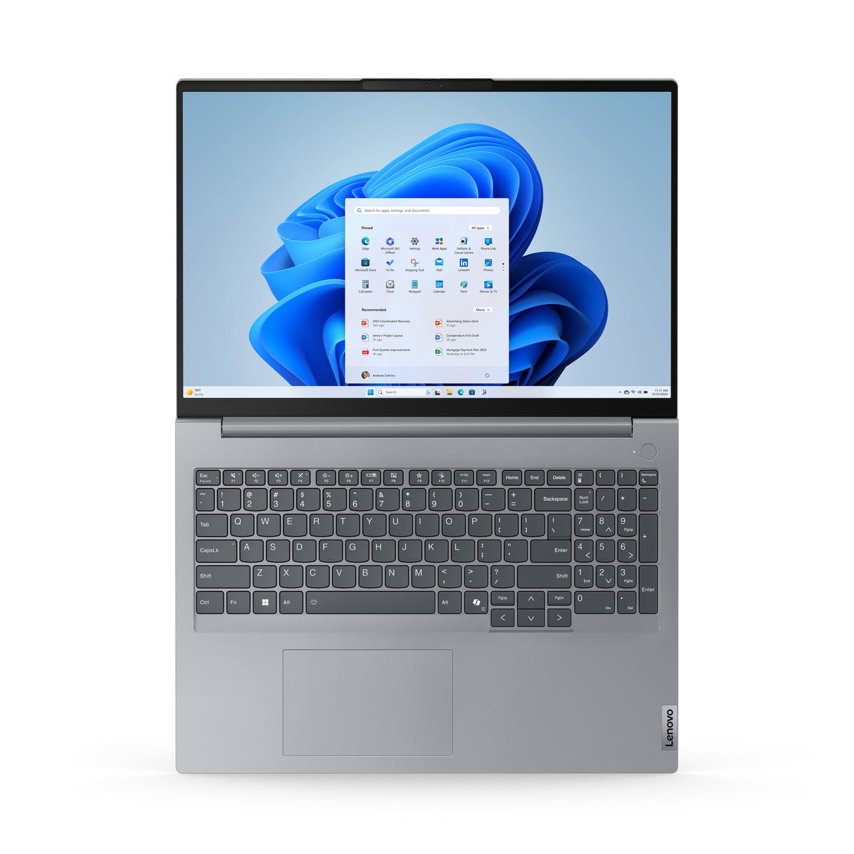 Lenovo thinkbook 16 gen 7 (21mw0081mh) 16 laptop (grijs | ryzen 5 7535hs | radeon 660m | 16 gb | 512 gb ssd)