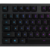 Logitech g512 carbon lightsync rgb mechanical gaming keyboard (zwart, us-international lay-out (qwerty), gx brown, 100%, rgb leds)