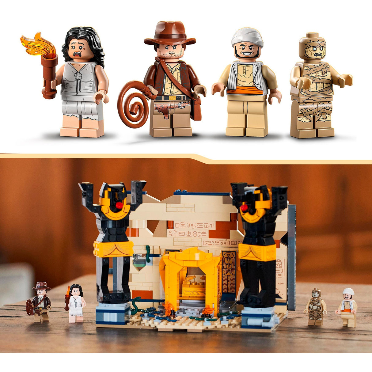 Lego indiana jones - ontsnapping uit de verborgen tombe constructiespeelgoed (77013)