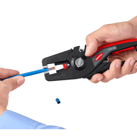 Knipex precistrip16 serie - automatische isolatiestriptang - 195mm - ergonomische handgreep - duits vakmanschap