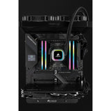 Corsair vengeance rgb pro sl 16 gb ddr4-3200 (2x 8 gb) werkgeheugen (zwart, cmh16gx4m2e3200c16, xmp 2.0)