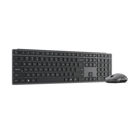 Lenovo 700 modern multi-device wireless combo desktopset (grijs, us lay-out (qwerty), 100%, 4000 dpi, 2.4 ghz, bt 5.3, usb-a)