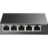 Tp-link tl-sg105mpe 5-port gigabit easy smart switch met 4-port poe+ (120w poe met 30w per poort)