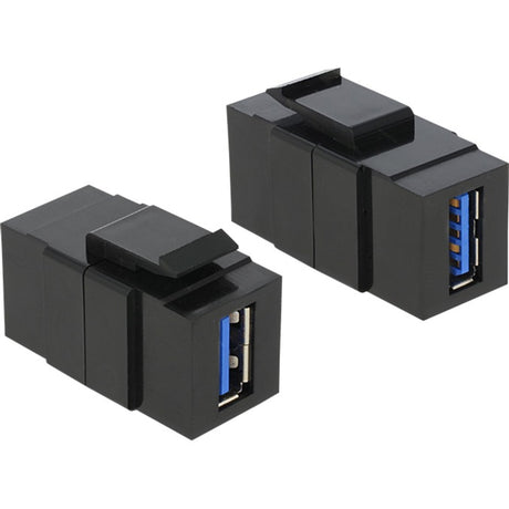 Delock usb-a 3.2 gen 1 keystone module (zwart)