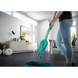 Leifheit picobello vloerwisser s micro duo met steel - 27 cm wisbreedte - turqouise - grijs