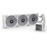 Sharkoon s100 argb waterkoeling (wit, 4-pins pwm fan-connector)