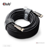Club 3d hdmi hybride aoc kabel (zwart, 50 meter)