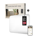 Mill steel wifi paneelverwarming pa700wifi4, 700 watt convector (wit, wifi 2,4 ghz (wifi 6), bluetooth 5.2, zigbee 3.0 + app)