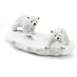 Schleich wild life - ijsberen glijfeestje speelfiguur