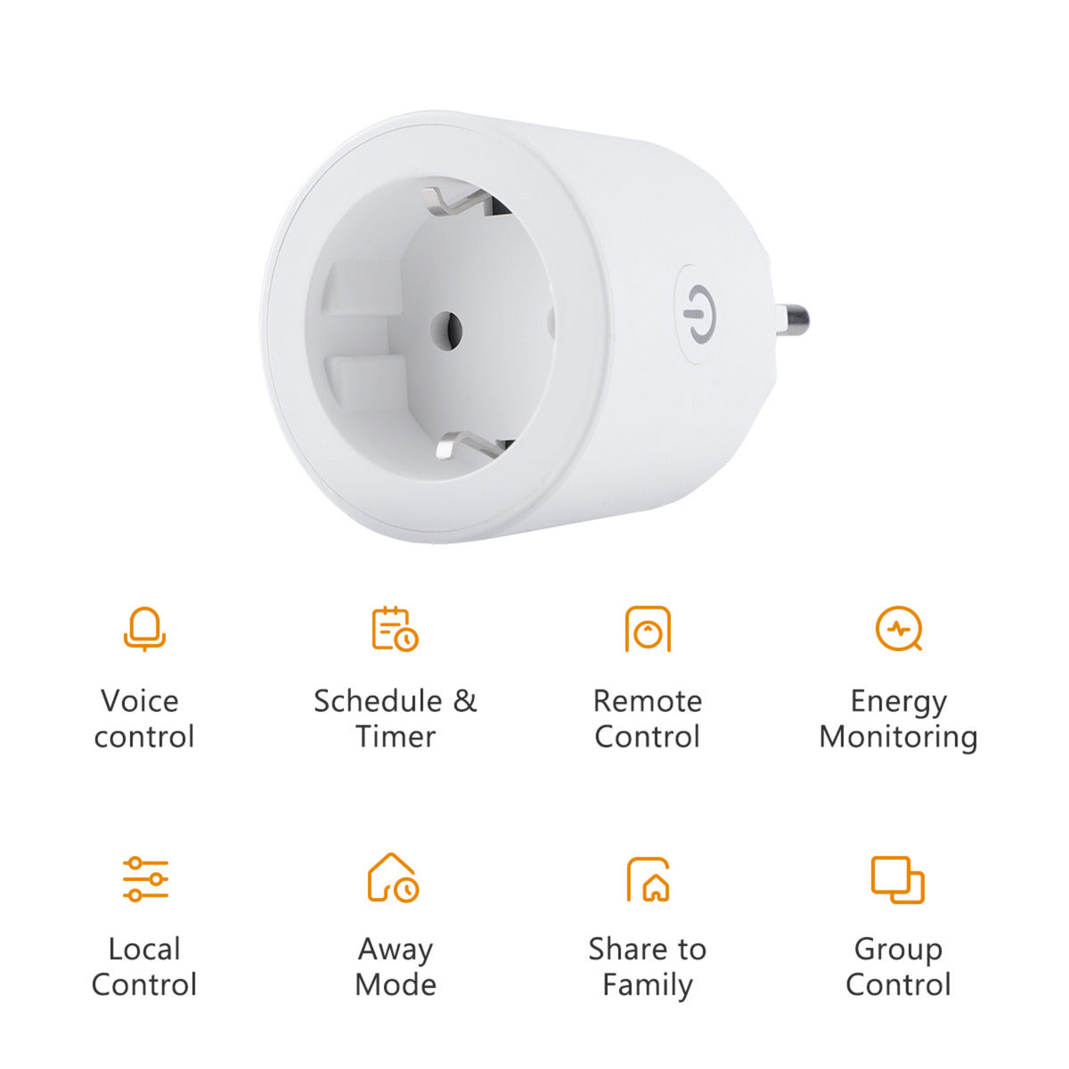 Imou ce2p smart plug (4 stuks) stekker (bluetooth 5.0, matter)
