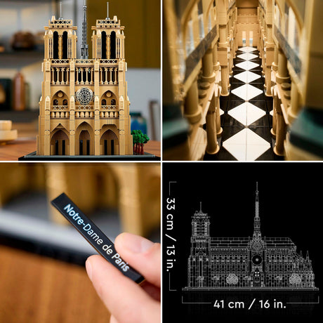 Lego architecture - notre-dame van parijs constructiespeelgoed (21061)