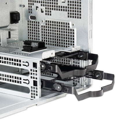 Chieftec uni bs-20b-op mini tower behuizing (zwart | 3x usb-a | 1x usb-c)