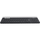 Logitech k780 multi device draadloos toetsenbord (eu lay-out (qwerty), bluetooth)
