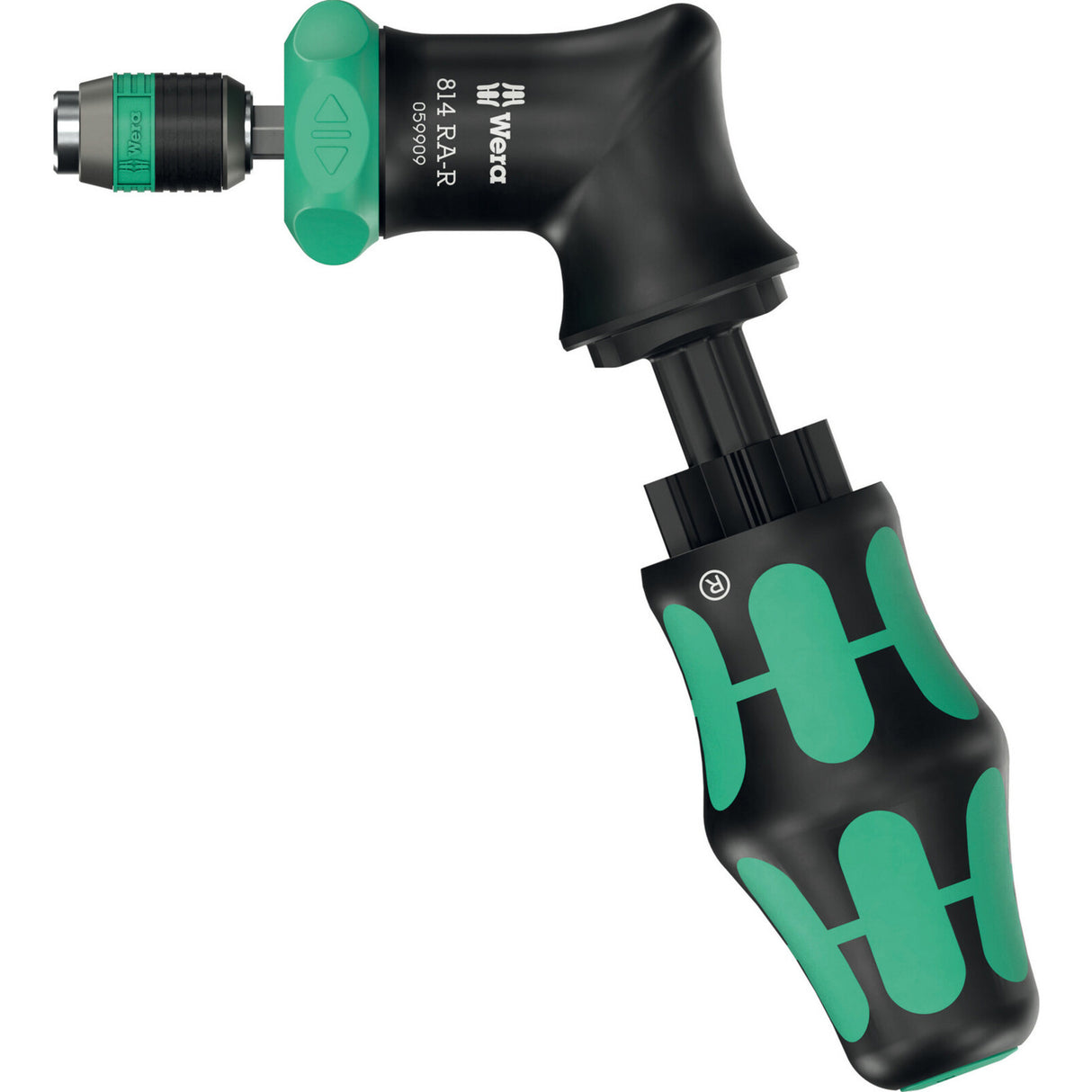 Wera kraftform kompakt pistol ra -r 1, 7‑delig bitset (zwart groen)