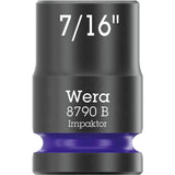 Wera 9608 dop-magneetstrip b impaktor imperial 1 dopsleutel (zwart groen, 9‑delig)