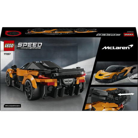 Lego ® speed champions mclaren w1 – de echte supercar met 1 minifiguur - raceauto - 77257