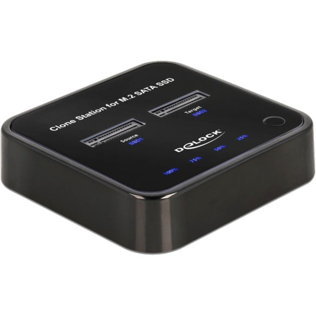 Delock m.2 docking station voor 2x m.2 sata ssd (zwart)
