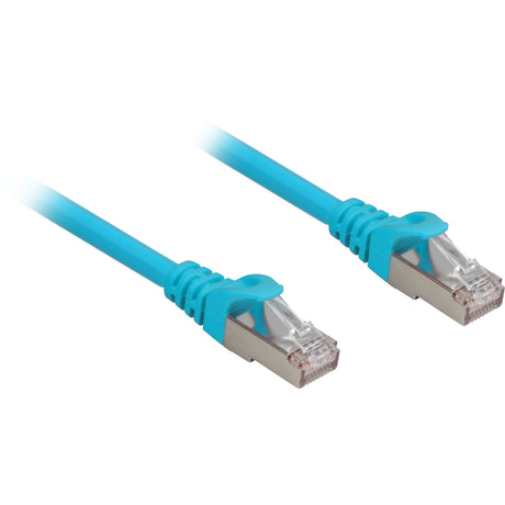 Sharkoon netwerkkabel sftp, rj-45 met cat.6a (blauw, 1 meter, halogeenvrij)