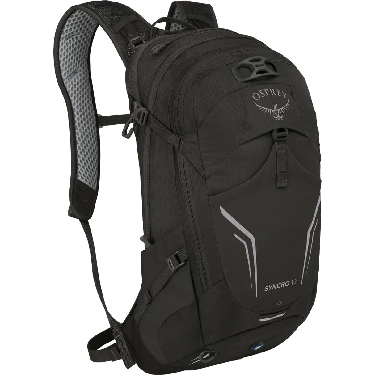 Osprey syncro 12 rugzak (zwart, 12 liter)