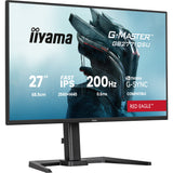 Iiyama g-master red eagle gb2771qsu-b1 27 gaming monitor (zwart, 1x displayport, 2x hdmi, 2x usb-c, 2x usb-a, 200 hz)
