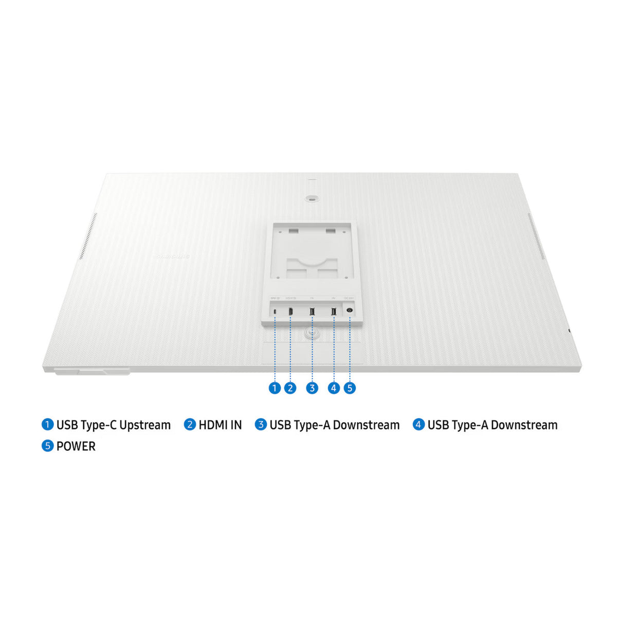 Samsung smart monitor m8 m80f 32 4k uhd (wit, hdmi, usb-c, usb-a, wifi, bt)